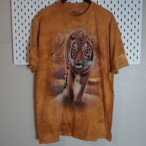 The Mountain Tiger Graphic T Shirt XL Sierra Safari Zoo‎ Reno NV Novelty